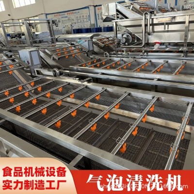 果蔬清洗機(jī) 蔬菜生鮮兩用清洗設(shè)備 高效節(jié)能 氣泡清洗流水線